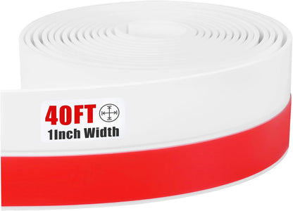 Draft Seal Tape for Doors and Windows 2 in x 20 Ft Silicone Weather Stripping Extra Thick 2mm Door Seal Strip with Strong Adhesive Draft Insulation Stopper Side Seal - Clear