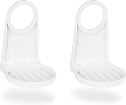 Atlas Cup - Laundry Detergent Drip Catcher, Detergent Cup Holder, One Size Fits Most Economic Sized Bottles, White (2 - Pack)