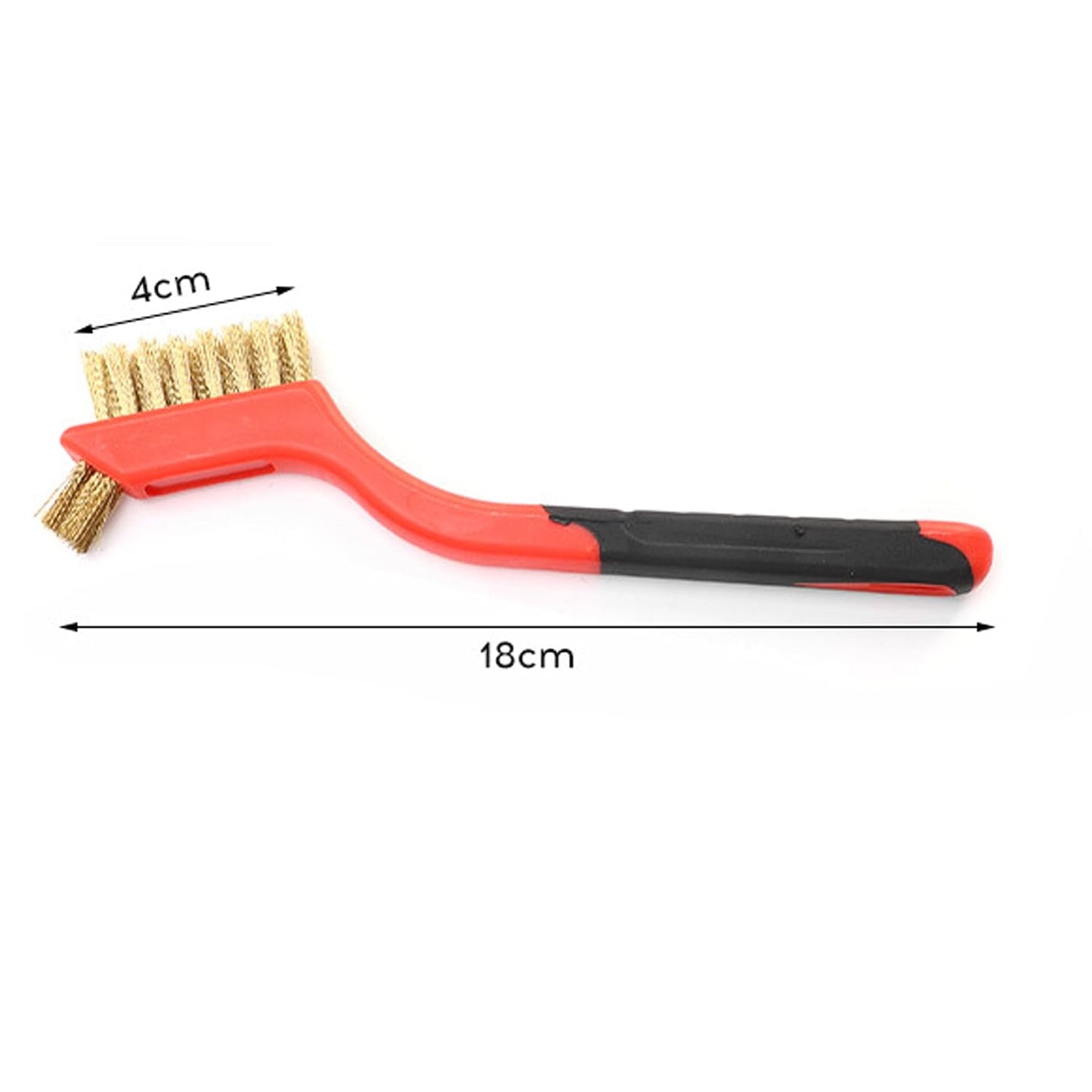 3pcs Nylon Cleaning Brushes Small Wire Brush Set for Cleaning Rust Removal in Holes