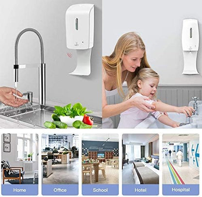 2pcs Drip Tray for Automatic Soap Dispenser or Hand Sanitizer Dispenser | Prevents slippery floors & stains. Ideal laundry detergent catcher or sanitizer drip tray for home, office, or hospital.