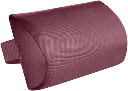 Chaise Lounge Neck Support Pillow with Adjustable Strap,Ergonomic Headrest Pillow Portable Bolster Cushion for Patio Backyard Beach Pool Garden Recliner (Orange)