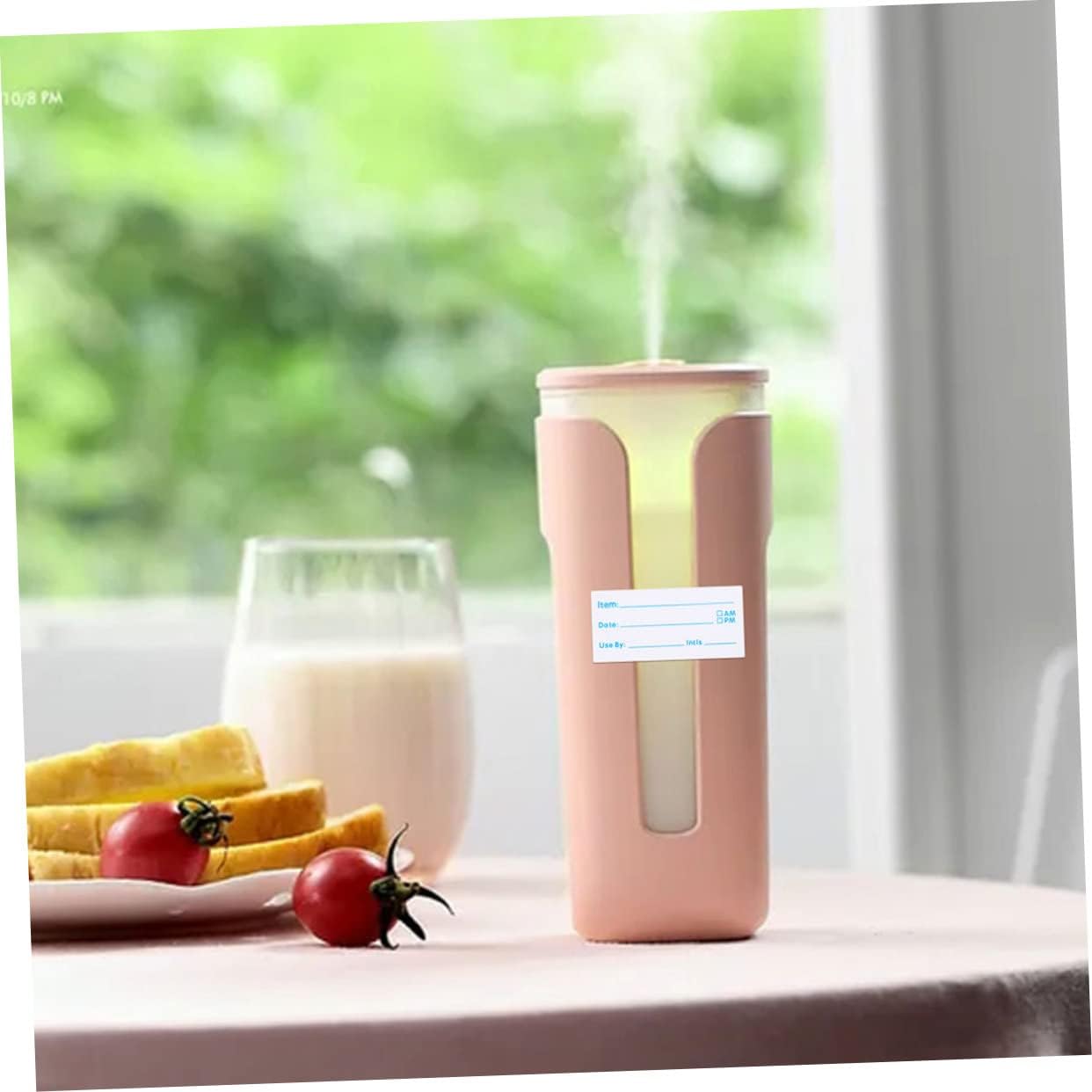STOBOK 2rolls Writable Rotate Label Stickers Day Dots Food Labels Residue Permanent Adhesive Stickers