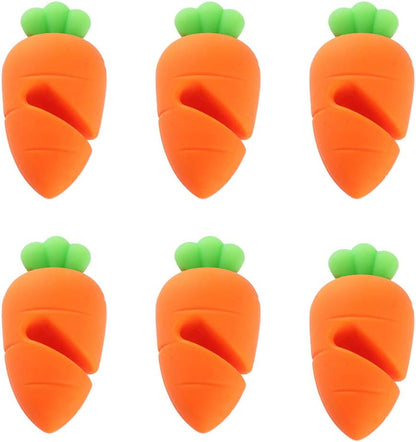 Spill-proof Lid Lifter for Soup Pot Kitchen Restaurant Tools Silicone Heat Resistant Shelf Keeping Lid Open Cooking Assistant (Pack of 6)