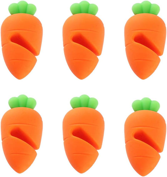 Spill-proof Lid Lifter for Soup Pot Kitchen Restaurant Tools Silicone Heat Resistant Shelf Keeping Lid Open Cooking Assistant (Pack of 6)