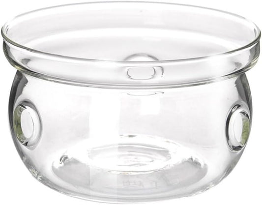 Base with Heating Candlestick Function and Stylish, Heat Glass Creative Pot Warmer Preservation for Kettle Tea Home and Office Use