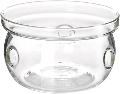 Base with Heating Candlestick Function and Stylish, Heat Glass Creative Pot Warmer Preservation for Kettle Tea Home and Office Use