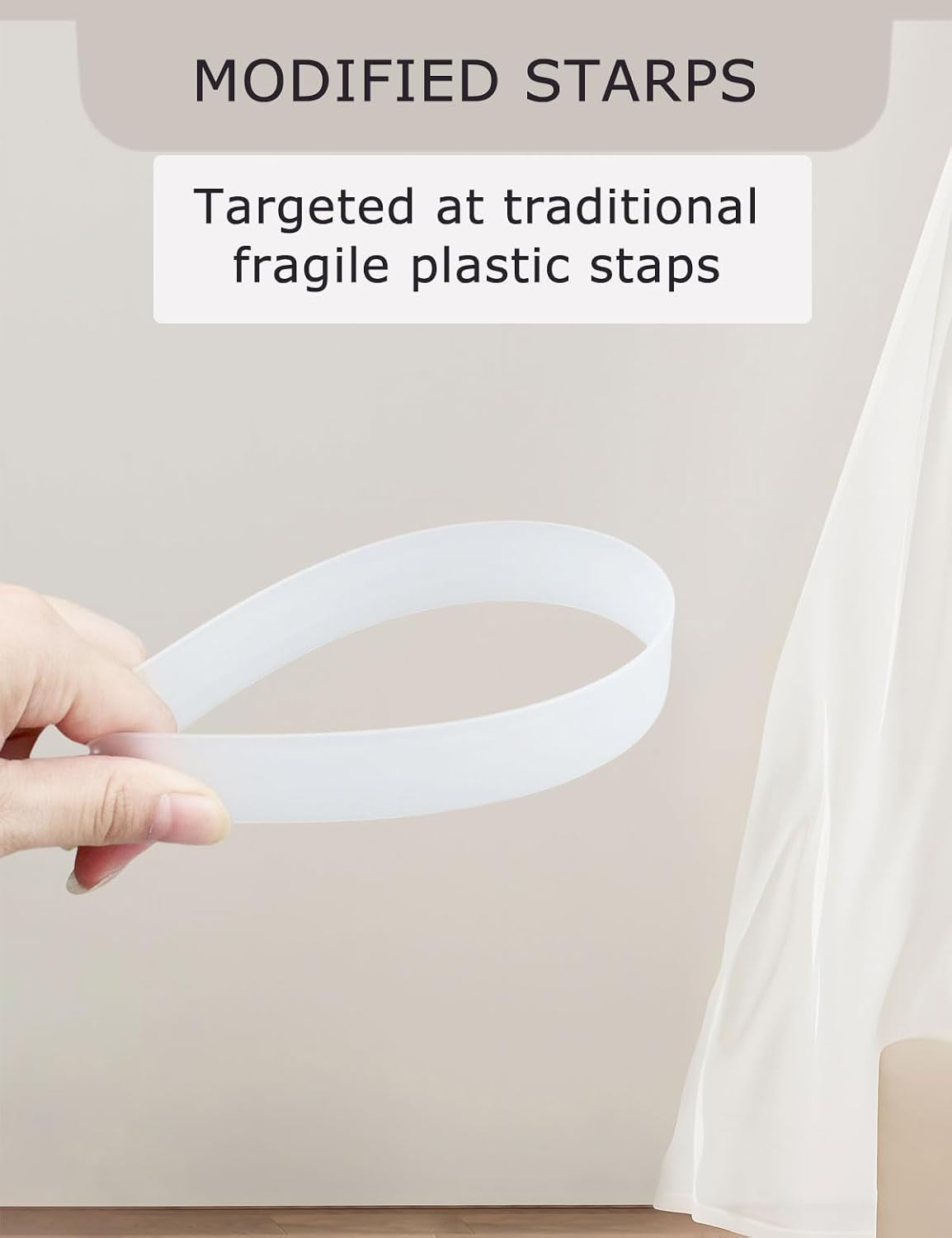 Replacement Strips for Bedsheet Holder, 4PCS PP Durable Straps Compatible with Most Lock Sheet Holders
