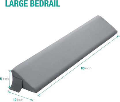 Vekkia Bed Wedge Pillow for Headboard Gap,Bed Gap Filler(0-6") King