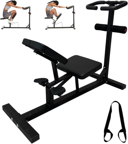Stretch Machine, Home Gym Full Body Stretching Equipment | Stretching Equipment for Lumbar Stretching, Lower Back Pain, Leg Stretch, Straps Included