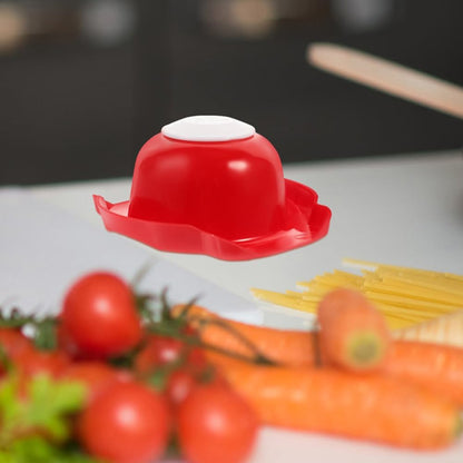 Garneck Food Safety Holder for Mandoline Slicer Plastic Food Holder and Finger Protector for Grating Vegetables Stable Vegetable Cutting Device for Onions Potatoes Fruits 4.40 X 4.13 X 2.16 in