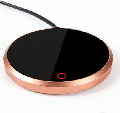 Coffee Mug Warmer, Auto-Shutoff Cup Warmer for Home Office Desk Use, Electric Beverage Warmer Heating Plate（Black ）