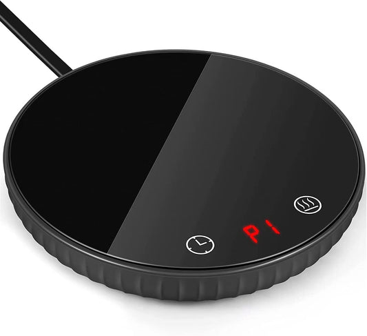 Coffee Mug Warmer, Mug Warmer for Desk 2 Temp Settings Auto ON/Off Coffee Cup Warmer with 1-12H Timer, Smart Coffee Warmer Candle Warmer for Warming & Heating Coffee, Beverage, Milk, Tea, Warm Gift