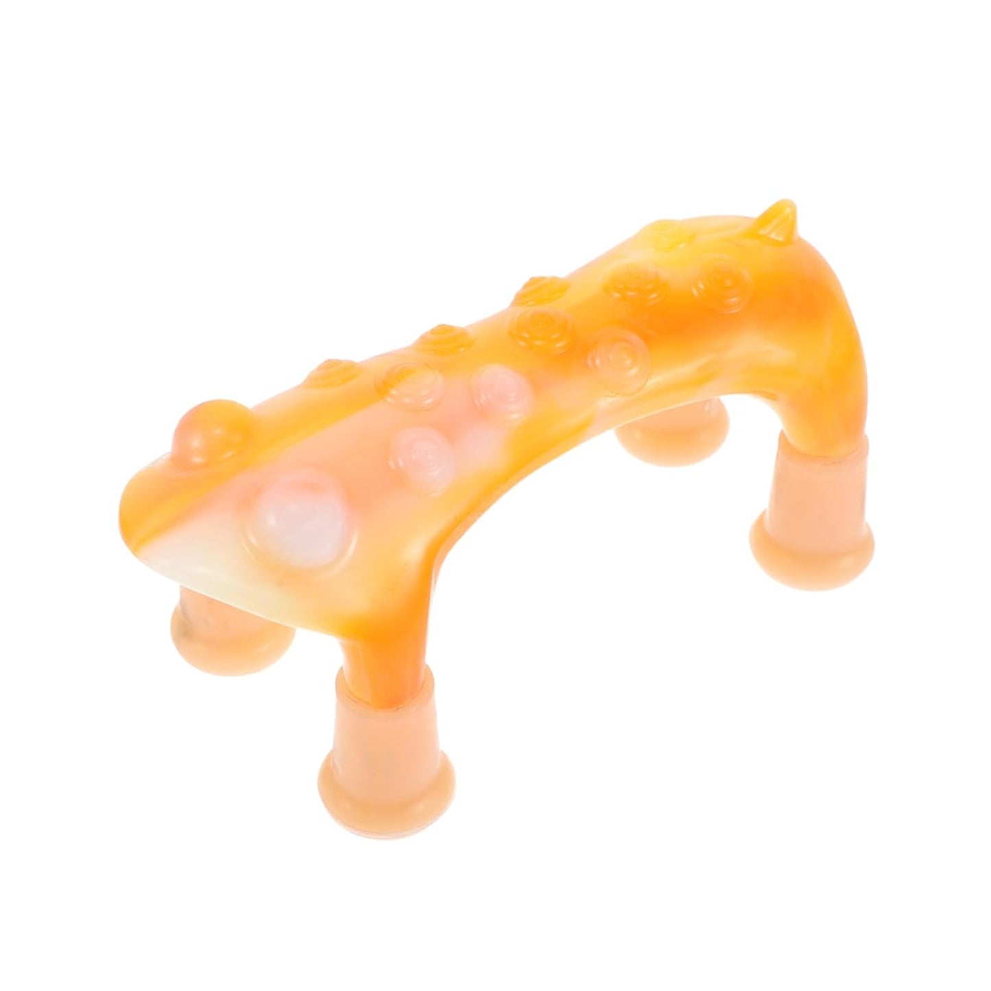 FRCOLOR Handheld Dog-shaped Massage Tool Portable Trigger Point for Back Neck Foot Joint Relief Flexible Use for Office Lightweight Design Rollers