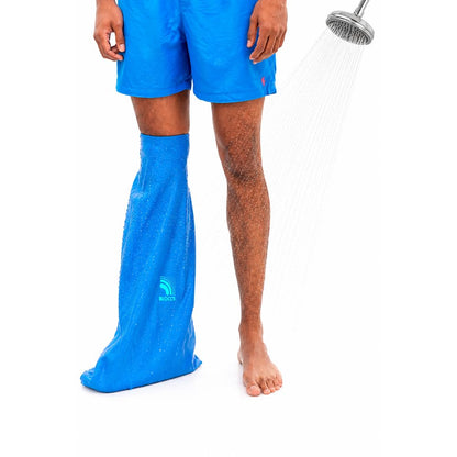 BLOCCS 100% Waterproof Cast Covers for Shower Leg- Swim Cover, Cast Bag for Bath. Durable Cast Sleeve for Swimming - #ASL74 - Adult Short Leg