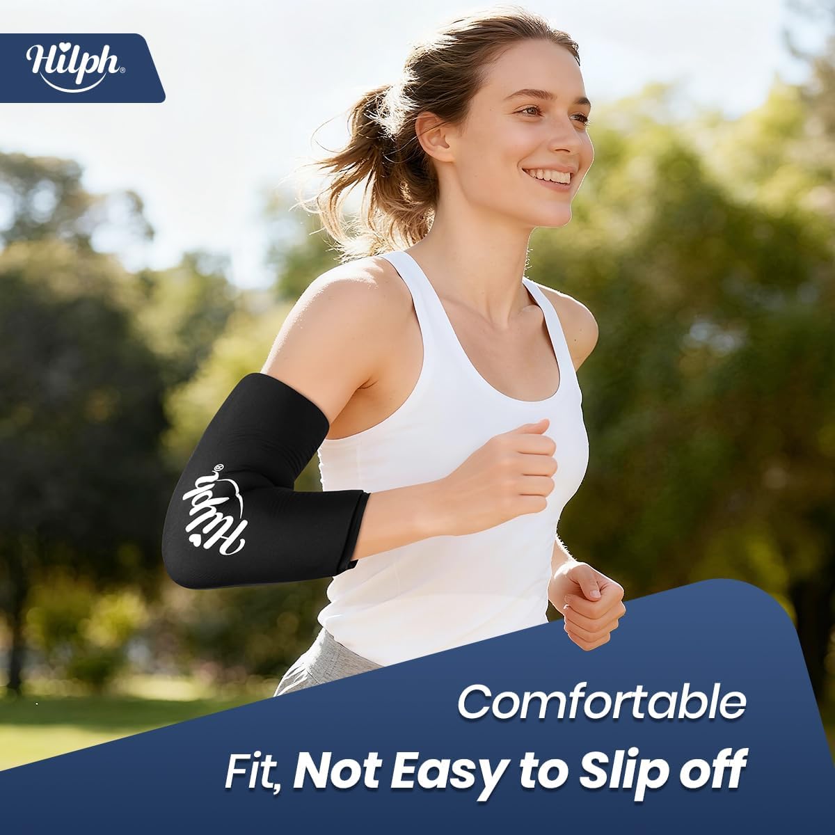 Hilph Knee Ice Pack Sleeve, Flexible Gel Ice Pack for Knee Pain Relief