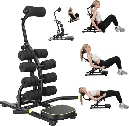 Foldable Mini Inversion Table for Back Pain Relief with 330 lbs Capacity