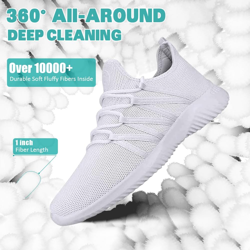 Shoe Washing Machine Bag 2 Pack, Laundry Shoe Bag for Washer and Dryer | 360°Deep Clean Durable Shoes, Reusable Shoe Cleaner Bags, Sneaker Washing Machine Bag, Yellow
