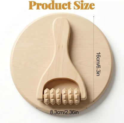 3Pcs Wooden Massage Tools Handheld Wooden Massage Roller for Full Body Muscle Men Women