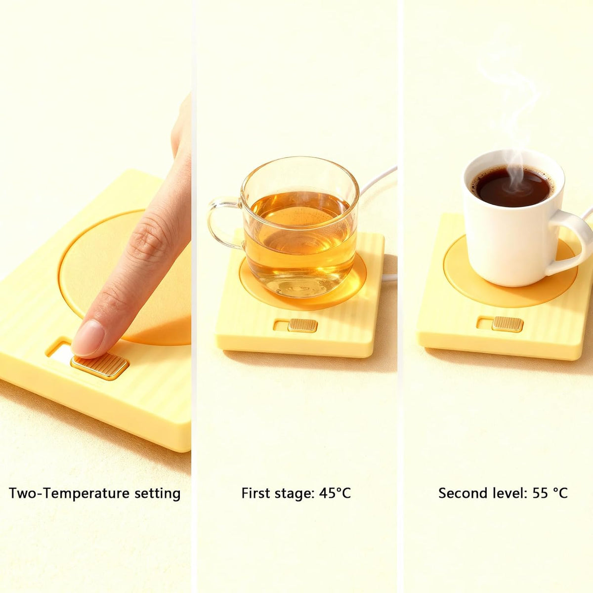 Desk Coffee Mug Warmer for Office: Compatible with All Cup for Career Women