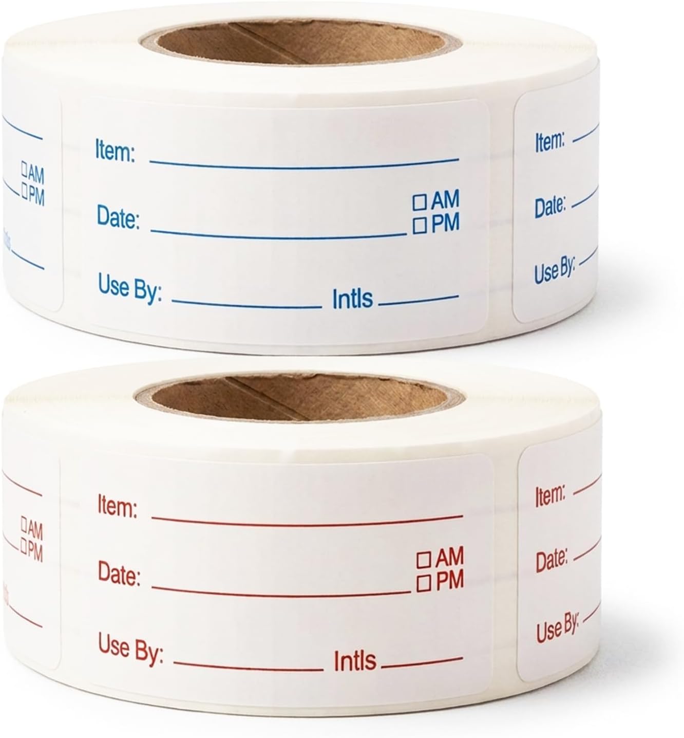 1200Pcs Removable Freezer Labels, 1 x 2 Inch Food Labels for Containers, Water Resistant Refrigerator Food Storage Date Stickers, No Residue Write-on Mason Jar Canning Labels for Kitchen Meal Prep
