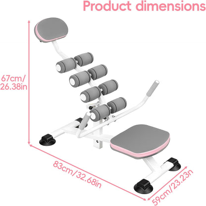 Inversion Tables Mini Back Stretcher, 440lbs Capacity Decompression Table with Adjustable Angle, Ergonomic Contour Design, Portable Inversion Table for Back Pain Home Gym Adults