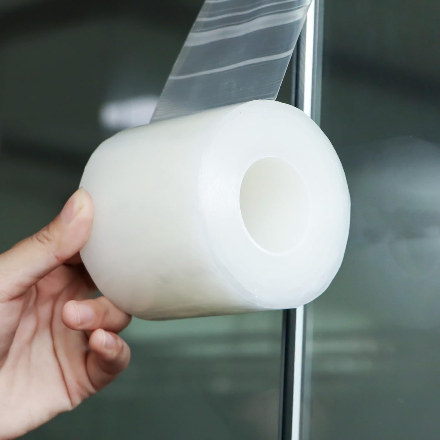 FOURGUN Window Sealing Tape 2IN x 33 FT Draft Isolation No Residue Removable Adhesive Waterproof Windows Doors Shower Glass AC Units Ideal for Winter Seal & Summer Cold Air Loss Prevention