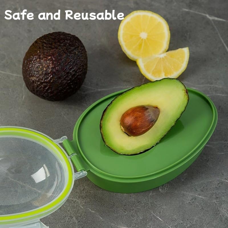 Nicerice Avocado Saver,Avocado Keeper,Avocado Fresh Saver for Fridge,Portable and Reusable Avocados Storage, Crisper to Keep Your Avocados Fresh for Days (1)