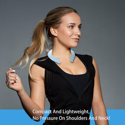 Neck Cooler Ice Cold Ring, Wearable Body Cooling Tube for Heat and Hot Weather, Ice Collar for Outdoor Workers, Sports, Relief from Hot Flashes Or Fever,Reusable Neck Cooling Wraps (Blue)