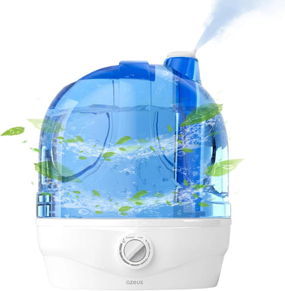 AZEUS Cool Mist Humidifiers for Bedroom, BabyRoom, Office and Plants,2.8L Large Capacity Ultrasonic Cool Mist Humidifier - Lasts up to 30 Hours, Auto Shut-Off (BPA-Free)