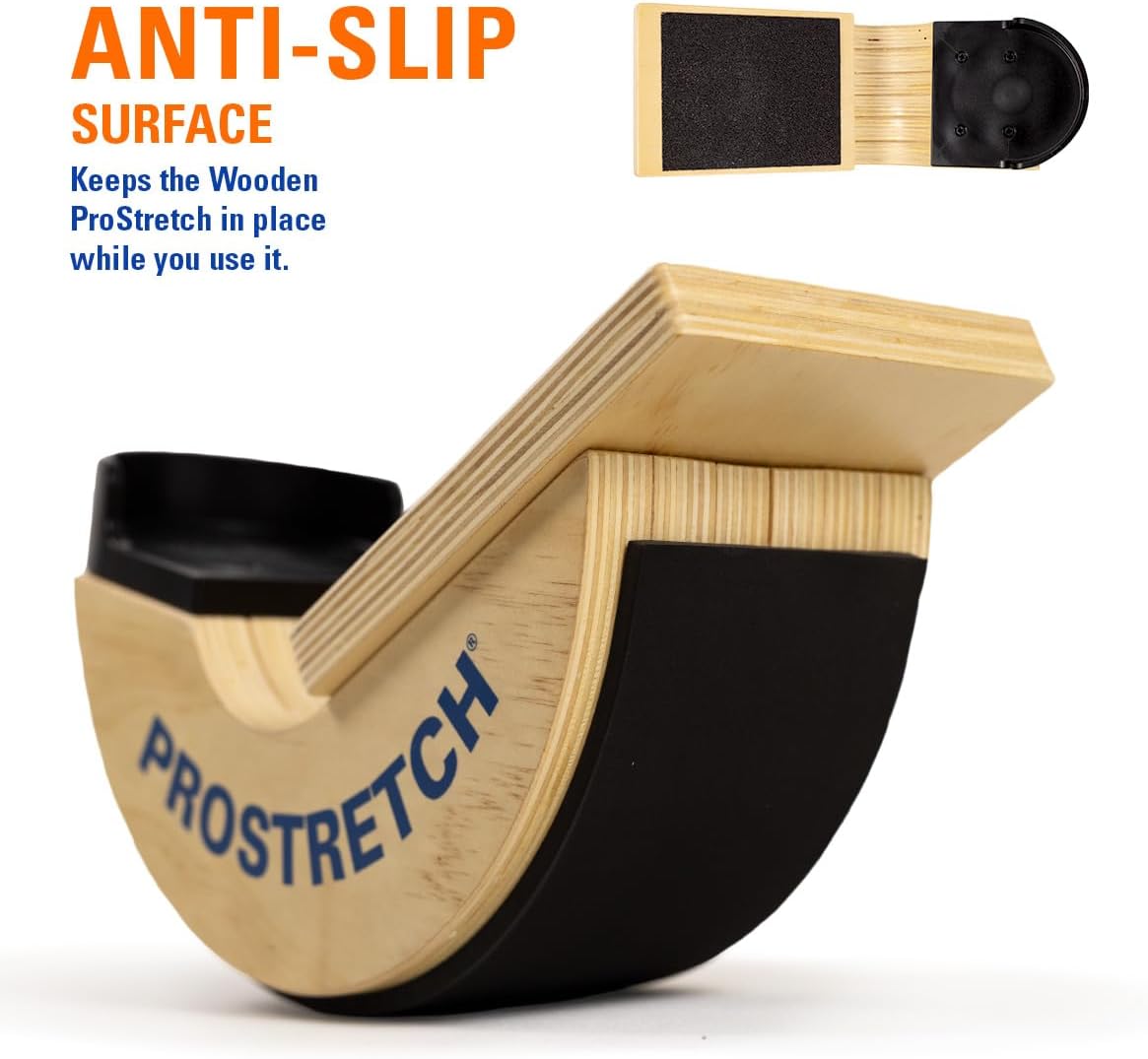 ProStretch Wooden, Calf Stretcher for Plantar Fasciitis & Tight Calves