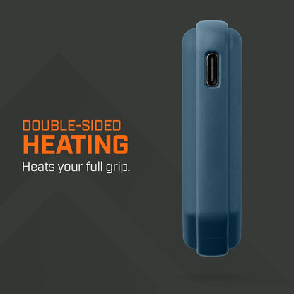 THAW Rechargeable Mini Hand Warmer | Double-Sided Heating, Up to 4 Hours, Rechargeable USB-C, Durable Impact-Resistant Construction, Integrated LED Light