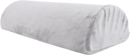 Jiawu Half Moon Waist Pillow Memory Foam Lumbar Support Cushion for Lower Back Pain Relief, Ergonomic Pillow for Head, Feet, Knees, Hip & Leg Support While Sleeping or Sitting