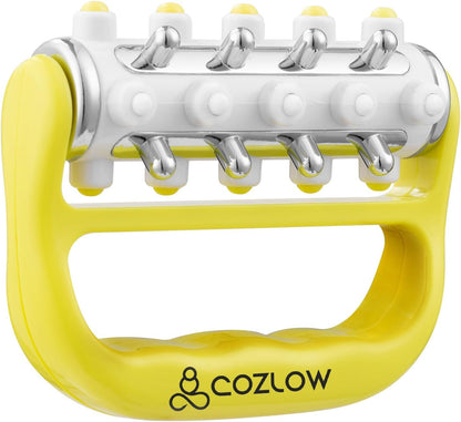 Handheld Lymphatic Drainage Massager - May Reduce Appearance of Cellulite | Cozlow manual massage tool w/ 7 rolling balls, helps support lymph system care, promotes healthy circulation & smoother skin
