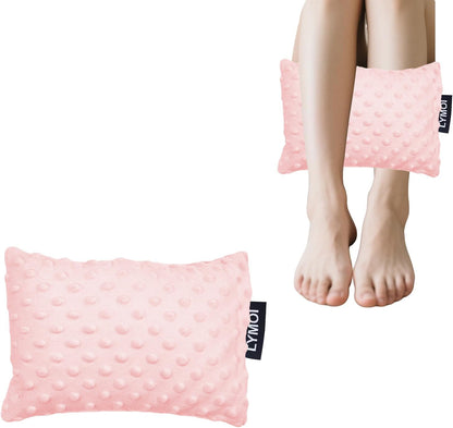 Small Soft Knee Pillow for Side Sleepers, 11" x 7.5" Hip Leg Support Pillows Joints Cushion Relief from Knees Sciatica Joints Back Pain After Surgery for Sleeping Gifts (Purple)