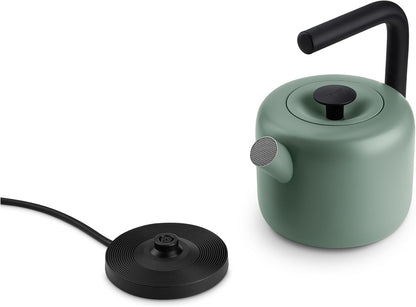 Fellow Clyde Electric Kettle 1.5 Liter - Fast Boil, Drip-Free Spout | Hot Water Tea Kettle for Tea & Coffee, Stainless Steel Water Boiler, Auto Shut-Off, BPA-Free, Cordless, Matte Black