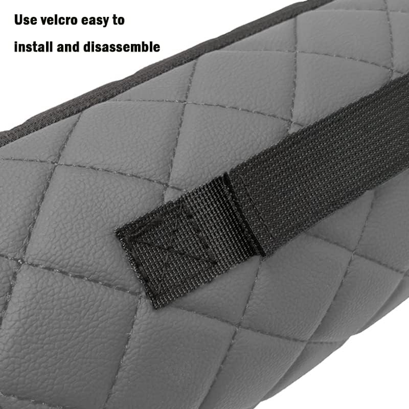 Car Neck Pillow for Pain Relief,Cars Seat Long Back Cervical Neck Support Pillow,Car Side Travel Headrest Round Roll Log Cylinder Pillows for Driving Seat,Memory Foam(Black)