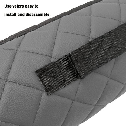 Car Neck Pillow for Pain Relief,Cars Seat Long Back Cervical Neck Support Pillow,Car Side Travel Headrest Round Roll Log Cylinder Pillows for Driving Seat,Memory Foam(Black)