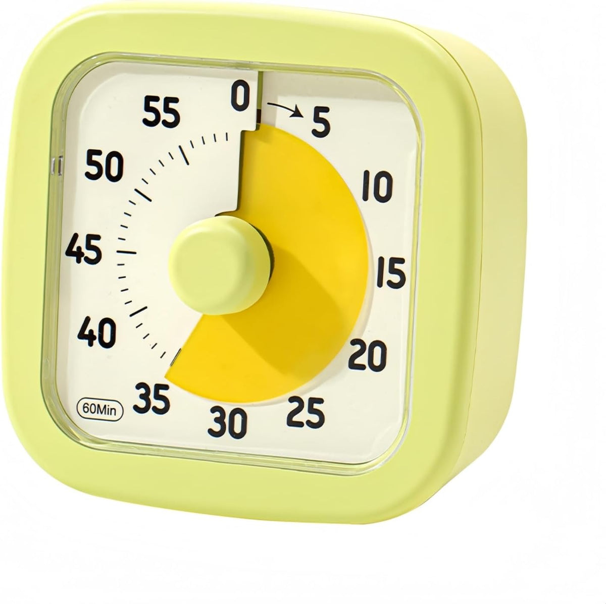 Visual Timer for Kids Timer Home - 60 Minute Kids Visual Timer for Classroom Home Office, Countdown Clock for Teaching Work Meeting, Pomodoro Timer for Time Management (Avocado Green)