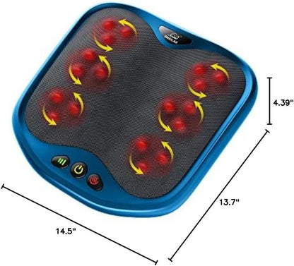 Snailax Shiatsu Foot Massager with Heat, Foot Warmer with Removable Cover