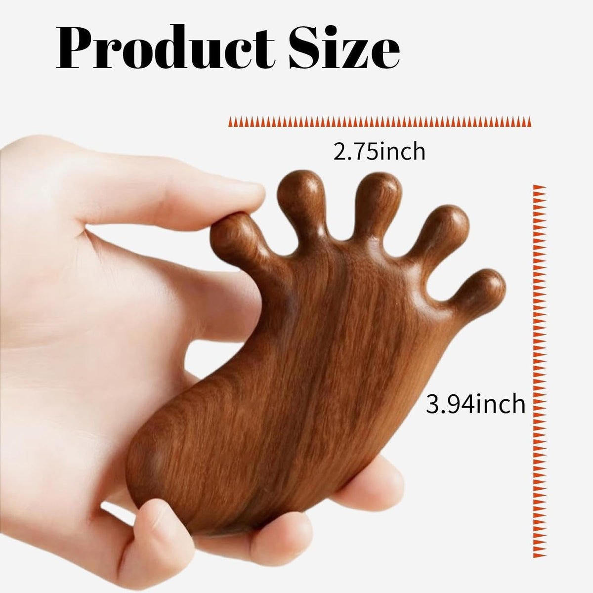 Sandalwood Foot Reflexology Tool Wooden Acupressure Massager
