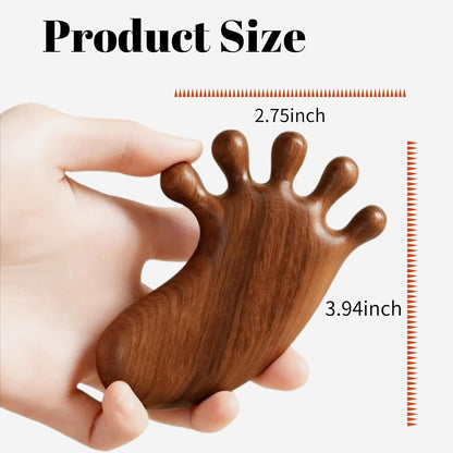 Sandalwood Foot Reflexology Tool Wooden Acupressure Massager