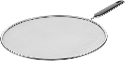 Oilproof Mesh Lid 15.75 Inch Splatter Screen for Frying Pan Grease Splash Guard Heat Resistant Pan Cover Kitchen Cooking Tool