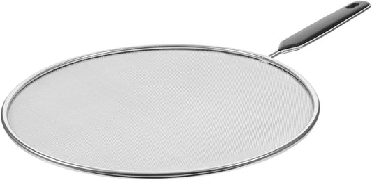 Oilproof Mesh Lid 15.75 Inch Splatter Screen for Frying Pan Grease Splash Guard Heat Resistant Pan Cover Kitchen Cooking Tool