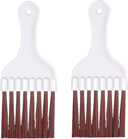 Refrigerator Coil Cleaning Brush, 2Pcs Radiator Brush Fin Comb Condenser Coil Brush Fin Cleaning Brush for Home