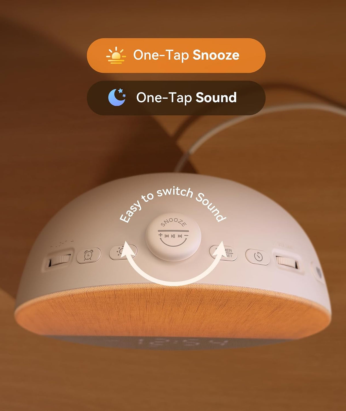 Dreamegg Sunrise 1 Pro, Sunrise Alarm Clock, Sound Machine for Sleep