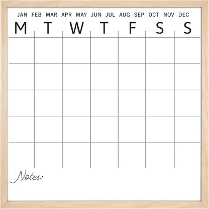 MCS Dry Erase Weekly Meal Planner Black Framed Calander Whiteboard, 11x24 | Dry Erase Weekly Meal Planner Black Framed Calander Whiteboard Frame, 11x24 Inch