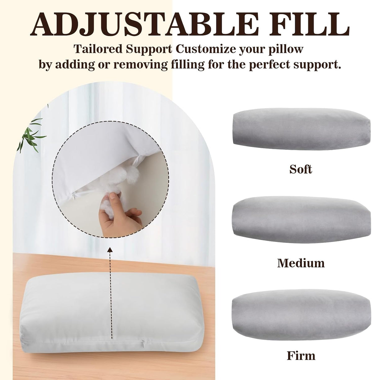 Recliner Headrest Pillow, Adjustable Comfort Neck & Head Support Pillow