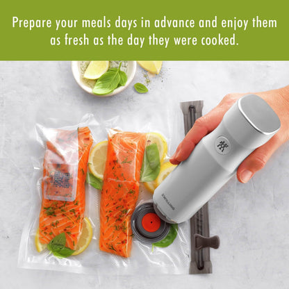 For food to stay fresh up to 5X longer, pump required (not included).