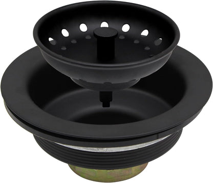 ZM Kitchen Sink Basket Strainer with Stopper, 3-1/2” Drain