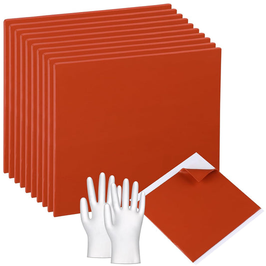 ABOAT T Fire Putty Electrical Pads Fire Barrier Moldable With Disposable Gloves for Sockets Wall Openings Electrical Box Water Supply Boxes (10, 7-1/2 Inch)
